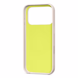 Apple MGKE4LL/A coque de protection pour téléphones portables 16 cm (6.3") Housse Citron vert, Couleur de la pierre - Vue supplémentaire 2