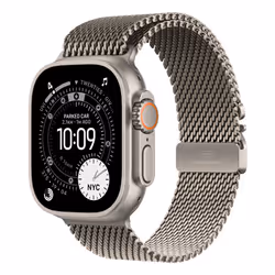 Apple MGHQ4ZM/A accessoire intelligent à porter sur soi Bande Naturel Titane - Vue supplémentaire 2