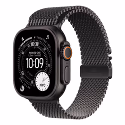 Apple MGHR4ZM/A accessoire intelligent à porter sur soi Bande Noir Titane - Vue supplémentaire 2