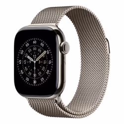 Apple MGHV4ZM/A accessoire intelligent à porter sur soi Bande Naturel Acier inoxydable - Vue supplémentaire 2