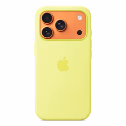 Apple MGFF4ZM/A coque de protection pour téléphones portables 16 cm (6.3") Housse Jaune - Vue supplémentaire 2