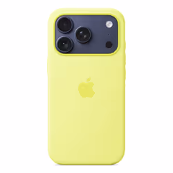 Apple MGFF4ZM/A coque de protection pour téléphones portables 16 cm (6.3") Housse Jaune - Vue supplémentaire 3