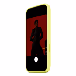 Apple MGFF4ZM/A coque de protection pour téléphones portables 16 cm (6.3") Housse Jaune - Vue supplémentaire 4