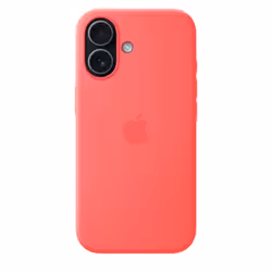 Apple Coque en silicone avec MagSafe pour iPhone 17 - Rose goyave - Vue supplémentaire 5