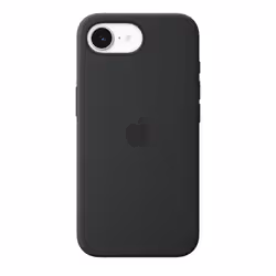 Apple Coque en silicone avec MagSafe pour iPhone 17e - Noir - Vue supplémentaire 3