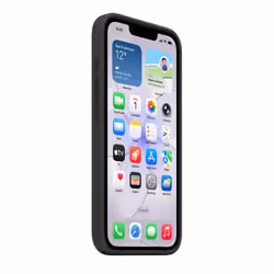 Apple Coque en silicone avec MagSafe pour iPhone 17e - Noir - Vue supplémentaire 4