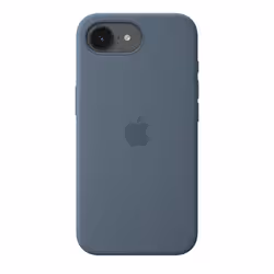 Apple Coque en silicone avec MagSafe pour iPhone 17e - Bleu maritime - Vue supplémentaire 3