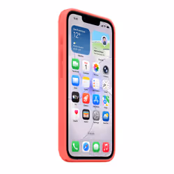Apple Coque en silicone avec MagSafe pour iPhone 17e - Rose goyave - Vue supplémentaire 4