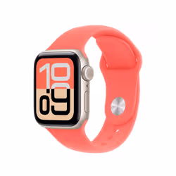 Apple MHY44ZM/A accessoire intelligent à porter sur soi Bande Rouge Fluoroélastomère - Vue supplémentaire 2
