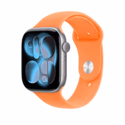 Apple MHYK4ZM/A accessoire intelligent à porter sur soi Bande Orange Fluoroélastomère - Vue supplémentaire 2