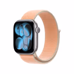 Apple MHYR4ZM/A accessoire intelligent à porter sur soi Bande Orange Polyester recyclé, Recycled nylon, Recycled spandex - Vue supplémentaire 2