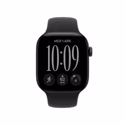 Apple Watch Series 12 OLED 42 mm Noir Wifi GPS - Vue supplémentaire 2