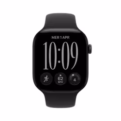 Apple Watch Series 12 OLED 46 mm Noir Wifi GPS - Vue supplémentaire 2