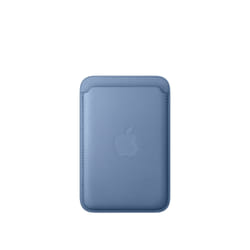 Apple Porte‑cartes en tissage fin pour iPhone avec MagSafe - Bleuet