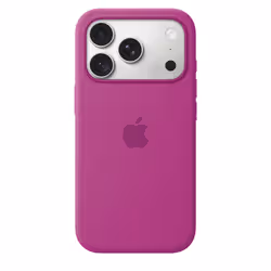 Apple Coque en silicone avec MagSafe pour iPhone 18 Pro - Magenta - Vue supplémentaire 3