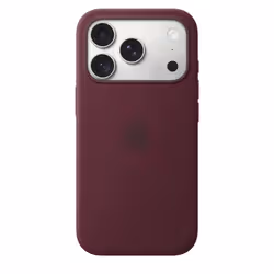 Apple Coque en silicone avec MagSafe pour iPhone 18 Pro - Bordeaux - Vue supplémentaire 3