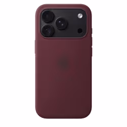 Apple Coque en silicone avec MagSafe pour iPhone 18 Pro - Bordeaux - Vue supplémentaire 4