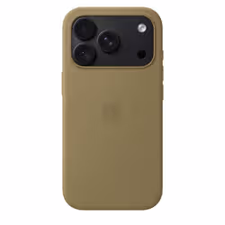 Apple Coque en silicone avec MagSafe pour iPhone 18 Pro - Olive - Vue supplémentaire 4