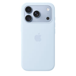 Apple Coque en silicone avec MagSafe pour iPhone 18 Pro - Bleu lumineux