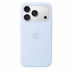 Apple Coque en silicone avec MagSafe pour iPhone 18 Pro - Bleu lumineux - Vue supplémentaire 3
