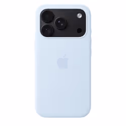 Apple Coque en silicone avec MagSafe pour iPhone 18 Pro - Bleu lumineux - Vue supplémentaire 4