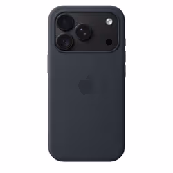 Apple Coque en silicone avec MagSafe pour iPhone 18 Pro - Bleu marine - Vue supplémentaire 4