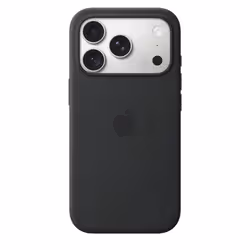 Apple Coque en silicone avec MagSafe pour iPhone 18 Pro - Noir - Vue supplémentaire 4
