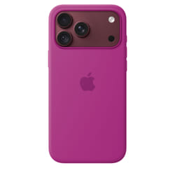 Apple Coque en silicone avec MagSafe pour iPhone 18 Pro Max - Magenta