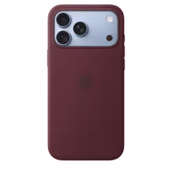 Apple Coque en silicone avec MagSafe pour iPhone 18 Pro Max - Bordeaux - Vue supplémentaire 2