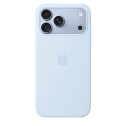 Apple Coque en silicone avec MagSafe pour iPhone 18 Pro Max - Bleu lumineux