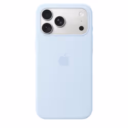 Apple Coque en silicone avec MagSafe pour iPhone 18 Pro Max - Bleu lumineux - Vue supplémentaire 3