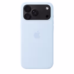 Apple Coque en silicone avec MagSafe pour iPhone 18 Pro Max - Bleu lumineux - Vue supplémentaire 4