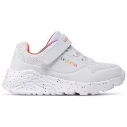 Baskets - SKECHERS - Uno Lite - Fille - Blanc - Synthétique - Lacets
