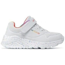 Baskets - SKECHERS - Uno Lite - Fille - Blanc - Synthétique - Lacets
