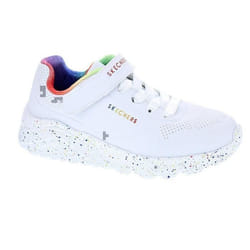Basket à Scratch Enfant Skechers Uno Lite Rainbow Specks - 35