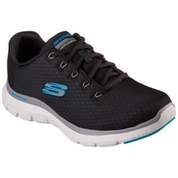 Chaussures de sport - SKECHERS - Flex Advantage 4.0 Coated Fidelity Waterproof - Mixte - Running - Noir