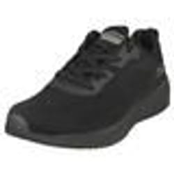 Chaussure de sport pour homme - SKECHERS Squad - Noir - Lacets - Dessus synthétique