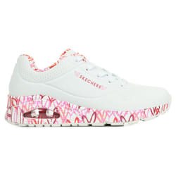 Skechers modèle Uno - Loving Love Blanc