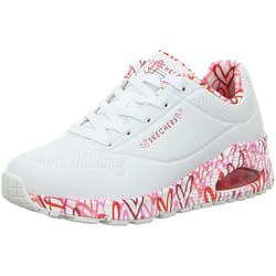 Skechers modèle Uno - Loving Love Blanc