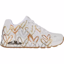 Baskets avec dessins iconique uno métallic love femme Skechers