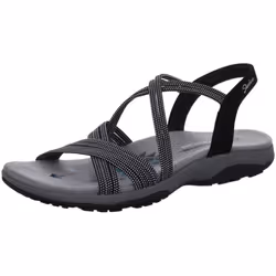 Sandales pour Femme - SKECHERS - Reggae Slim - Turn It Up - Noir