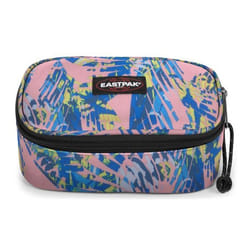 EASTPAK Trousse à crayons saumon bleu pour femme et homme - Oval Single Brize Filter Pink 229019