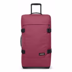 Eastpak Tranverz M, Chariot, Carapace molle, Bourgogne, Wine Burgundy, Moyen, 2 roue(s)