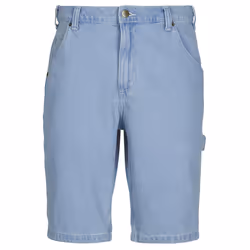 dickies textile unisexee homme garyville denim short bleu