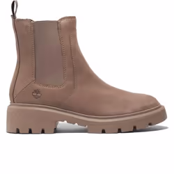 Bottes Chelsea Timberland Cortina Valley pour Femme en Cuir Gris à Fermeture Élastique