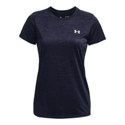 T-shirt femme - UNDER ARMOUR - Twist Teck - Manches courtes - Noir - Taille XL