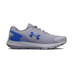 Baskets de Running Hommes - UNDER ARMOUR - Charged Rogue 3 - Gris/Bleu - Multisport - Technologie Chargée