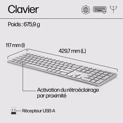 HP Clavier sans fil programmable 970 - Vue supplémentaire 12