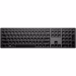 HP Clavier sans fil 975 double mode, Taille réelle (100 %), RF sans fil + Bluetooth, Noir