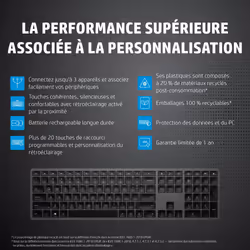 HP Clavier sans fil 975 double mode - Vue supplémentaire 21